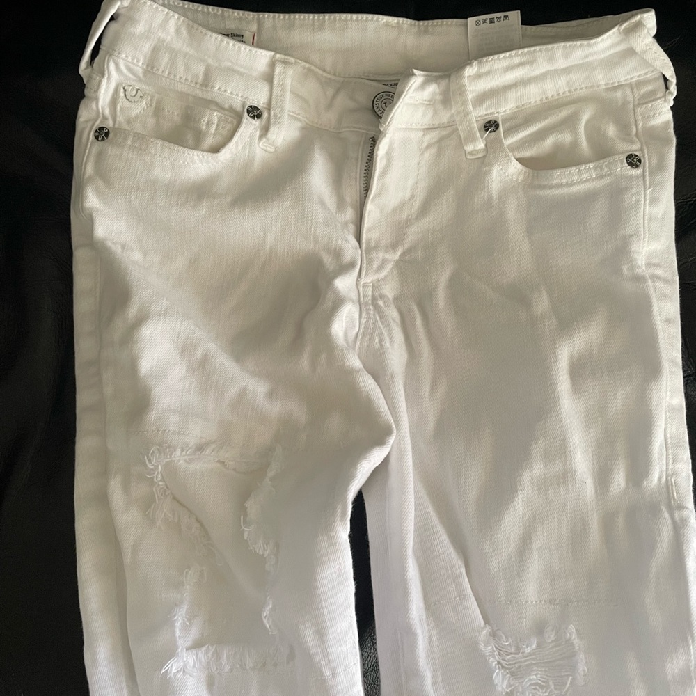 True Religion White jeans